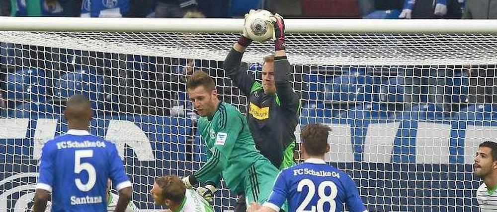 Torhüter Marc-André ter Stegen beim Spiel zwischen Borussia Mönchengladbach und Schalke 04.
