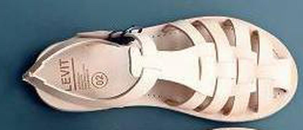 Die Bäckersandale. Die Version von Levit ist aus bestem Material.