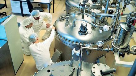 Produktion von Biopharmazeutika in Fermentern