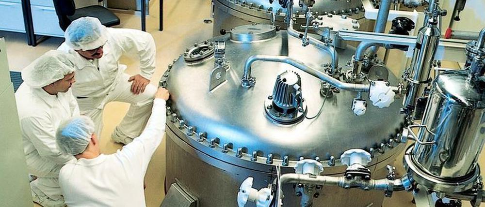 Produktion von Biopharmazeutika in Fermentern