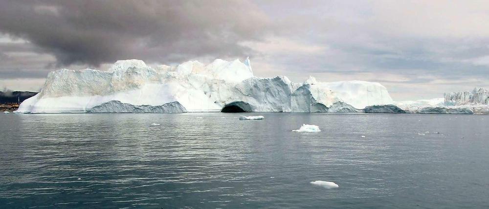 Eisberge in der Arktis.