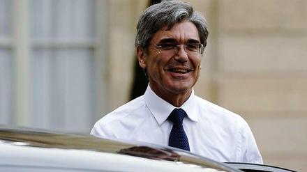Siemens-Chef Joe Kaeser wird am Mittwoch in Berlin seine neue Strategie vorstellen. 250 Mitarbeiter werden in der Mosaikhalle live dabei sein.