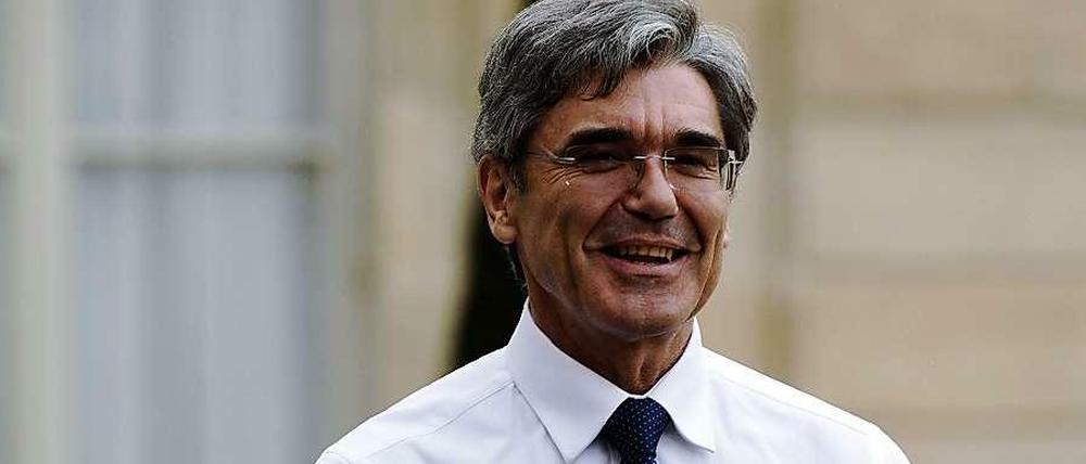Siemens-Chef Joe Kaeser wird am Mittwoch in Berlin seine neue Strategie vorstellen. 250 Mitarbeiter werden in der Mosaikhalle live dabei sein.