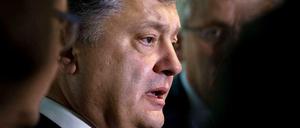 Der ukrainische Präsidentschaftskandidat Petro Poroschenko