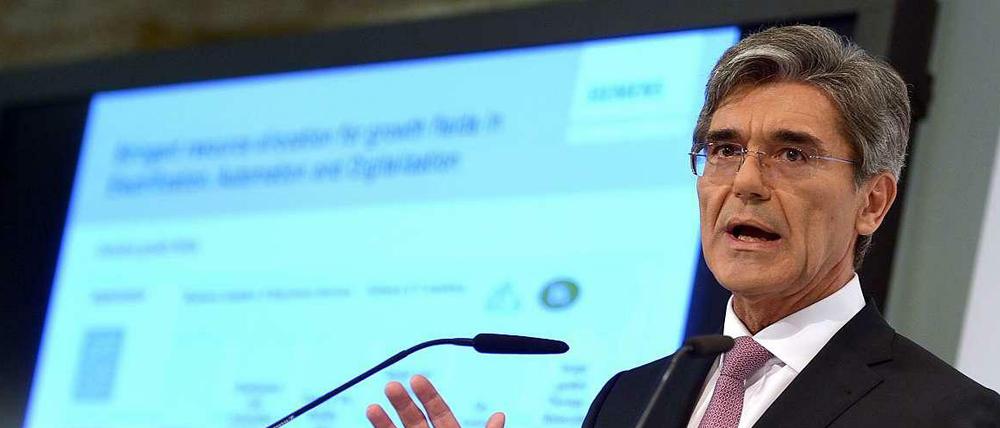 Neue Strategie: Siemenschef Joe Kaeser setzt beim Umbau des Unternehmens vor allem auf die Digitalisierung.
