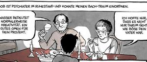 Traumtherapie: Eine von vielen Analysen, die in dem Buch beschrieben werden - in diesem Fall im improvisierten Rahmen.