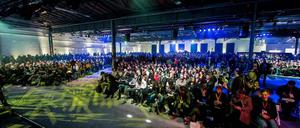 Die überfüllte Halle 1 der re:publica.