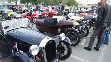 Oldies, but Goldies. In der Moabiter Classic Remise treffen sich die Fans alten Blechs.