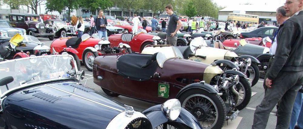 Oldies, but Goldies. In der Moabiter Classic Remise treffen sich die Fans alten Blechs.