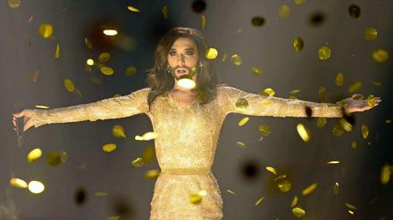 Überzeugend: Conchita Wurst holt für Österreich den Sieg beim Eurovision Song Contest in Kopenhagen.