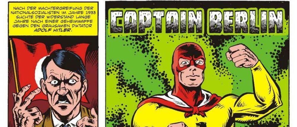 Von US-Vorbildern inspiriert: Eine Seite aus "Captain Berlin".