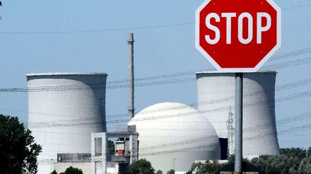 Das Atomkraftwerk Biblis.