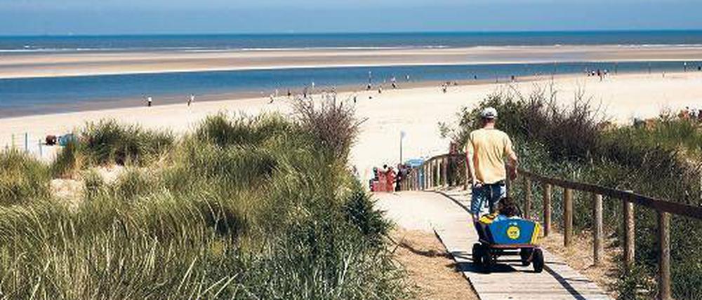 Was den einen ihr Bollerwagen für den Weg von der Ferienwohnung zum Strand…