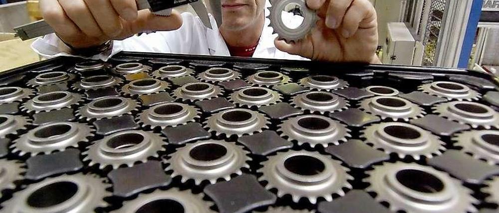 Am Rad. Thyssen-Krupp fertigt für zahlreiche namhafte Autohersteller Pkw-Nockenwellen.