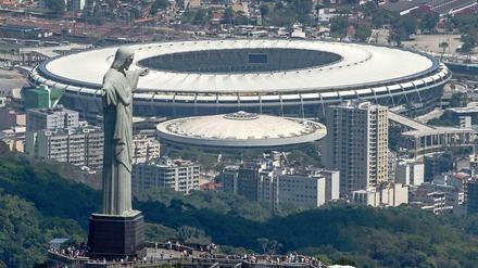 Bald geht's los: Das Maracana-Stadion in Rio de Janeiro.
