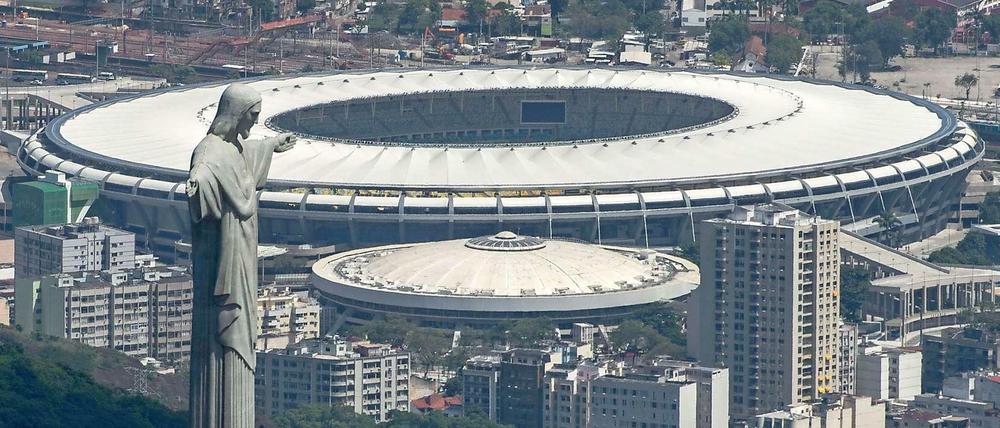 Bald geht's los: Das Maracana-Stadion in Rio de Janeiro.