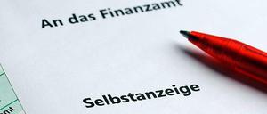 Regeln bei Selbstanzeige werden verschärft.