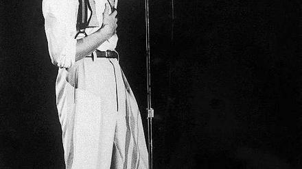 David Bowie bei einem Konzert im Jahr 1983 in Brüssel.