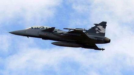 22 Kampfjets vom Typ "Gripen" wollte die Schweizer Regierung anschaffen. Doch die Bürger haben dagegen gestimmt.