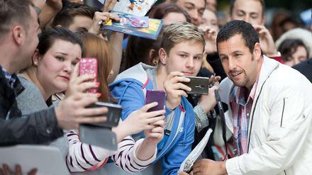 Adam Sandler am Potsdamer Platz.