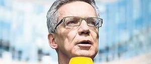 Bundesinnenminister Thomas de Maizière (CDU) wird an diesem Montag zu Gesprächen in Washington erwartet. 