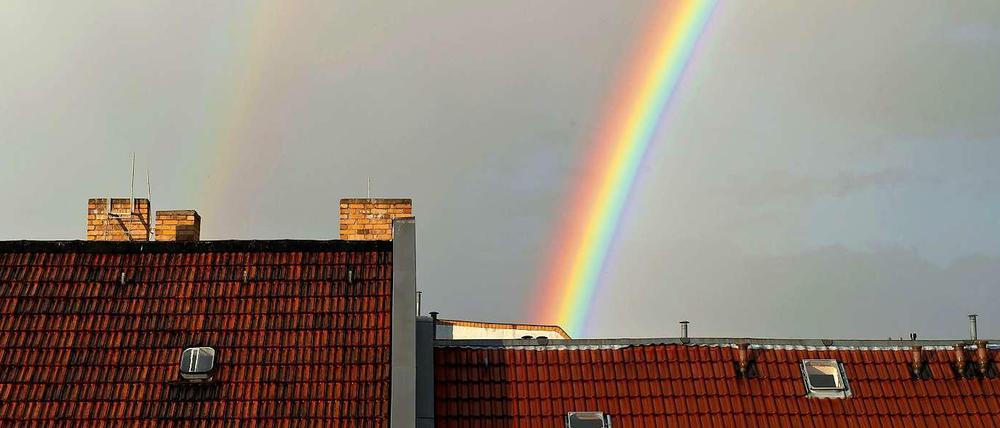 Wolken über Friedrichshain.