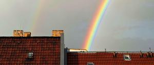 Wolken über Friedrichshain.
