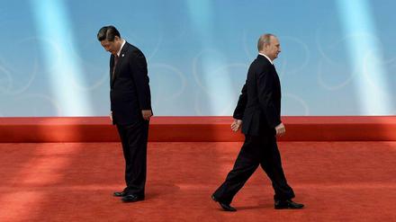 Eine neue, strategische Allianz? Russlands Staatschef Wladimir Putin (rechts) und Chinas Staats- und Parteichef Xi Jinping.