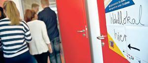 Für Europa. Auch Schüler der Gustave-Eiffel-Schule durften an die Urne. 