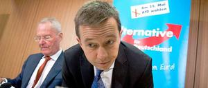 AfD-Spitze: Hans-Olaf Henkel (links) und Bernd Lucke.