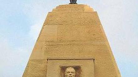 Restauriert. Zwei Stiftungen spendeten für das Lilienthal-Denkmal. 