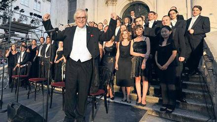 Mozart, Beethoven und Co. unters Volk bringen: Das ist seit Jahrzehnten die große Leidenschaft von Justus Frantz. 