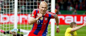 Ball im Tor, Robben nicht zu halten. Der Bayern-Star entwickelte sich immer mehr zum Dortmund-Schreck.