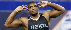 Modellathlet mit Mut. Michael Sam musste nach seinem Coming-out böse Beschimpfungen über sich ergehen lassen.