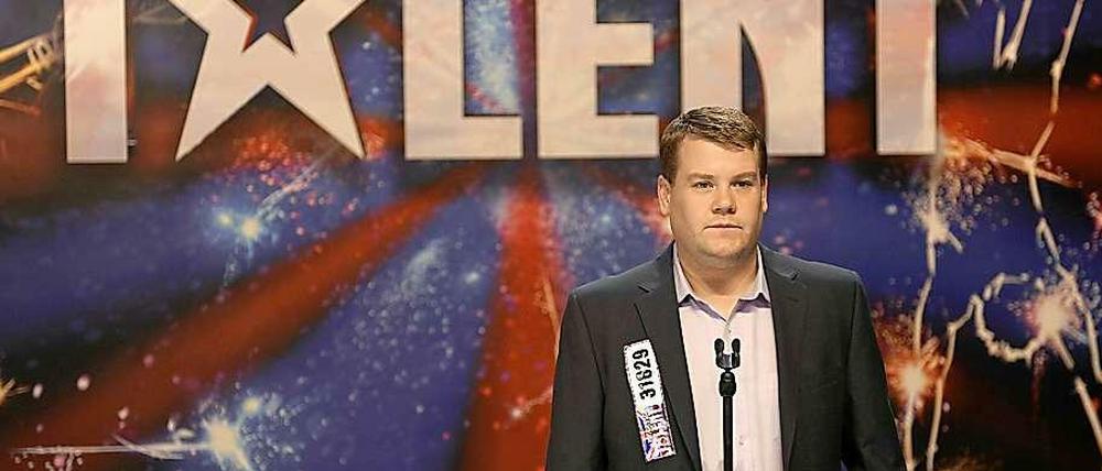 Erster Auftritt beim Talentwettbewerb: James Corden als Paul Potts