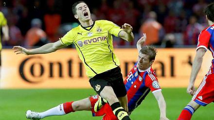 Robert Lewandowski bekam ordentlich auf die Socken.