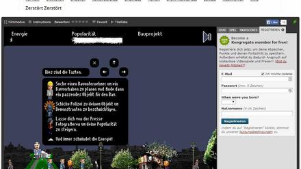 "Zerstört Zerstört" ist ein Anti-Gentrifizierungsspiel von "besorgten Berliner Bürgern".