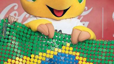 Das WM-Maskottchen Fuleco.