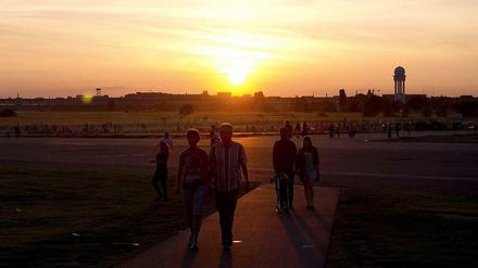 Gute Nacht auf dem Tempelhofer Feld. Zumindest für die Bebauungsgegner.