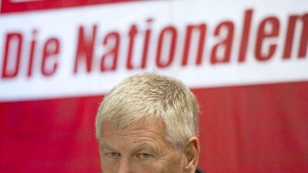 Nur knapp drin: NPD-Chef Udo Voigt.