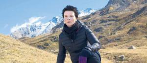 Lebenswege, Gipfelstürme. Juliette Binoche spielt in „Sils Maria“ von Olivier Assayas die Schauspielerin Maria, die vor der Herausforderung steht, mit ihrer eigenen Jugend rivalisieren zu müssen. 