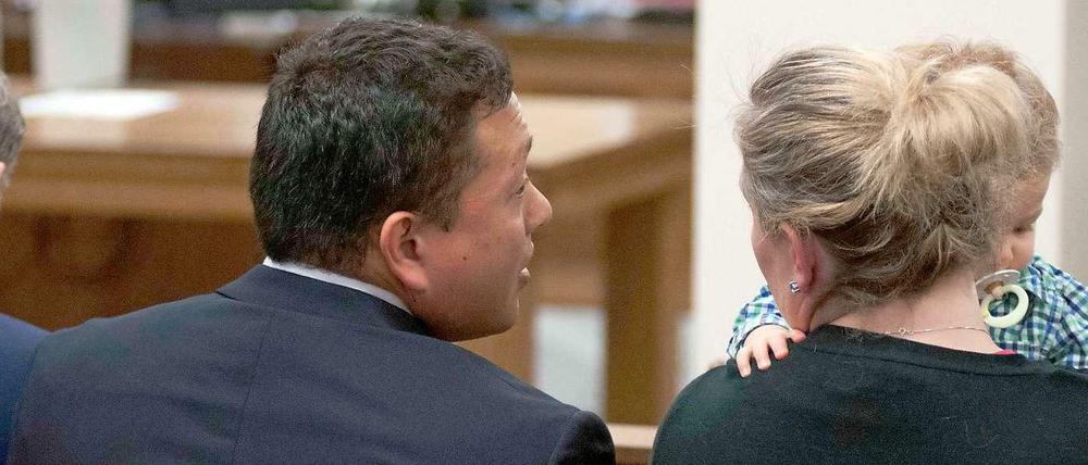 Der Angeklagte im Fall Diren D., Markus K., bei einer Gerichtsanhörung in Missoula im US-Bundesstaat Montana
