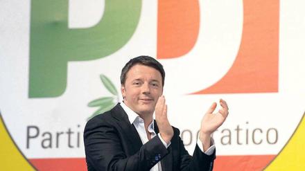 Einzelkämpfer: Matteo Renzi hat den Wahlkampf seiner Partei fast allein bestritten.