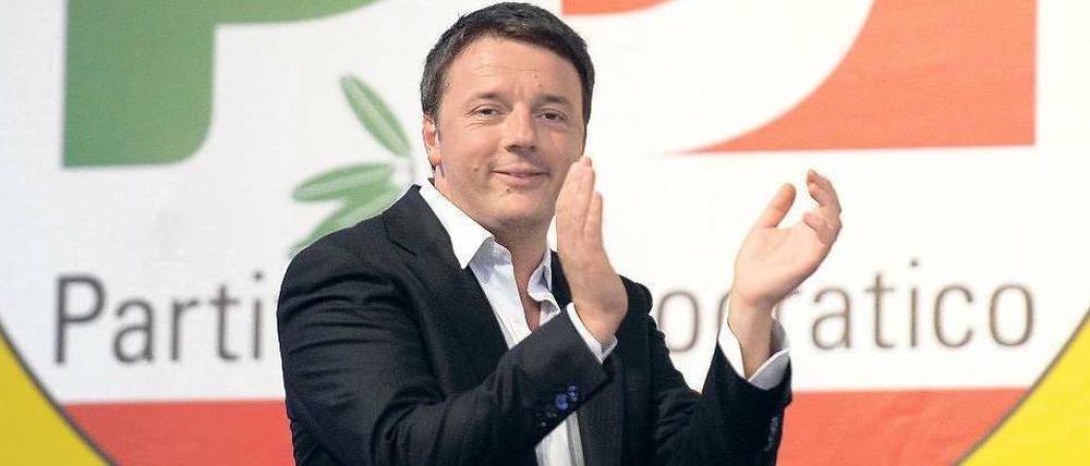 Einzelkämpfer: Matteo Renzi hat den Wahlkampf seiner Partei fast allein bestritten.