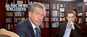 "NBC" führte mit Edward Snowden das erste Interview im US-Fernsehen.