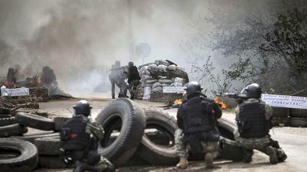 Die ukrainische Armee kämpft für die Einheit ihres Staates gegen prorussische Separatisten.