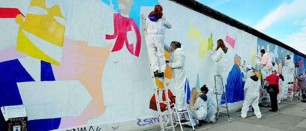 Unsere Mauer soll schöner werden.