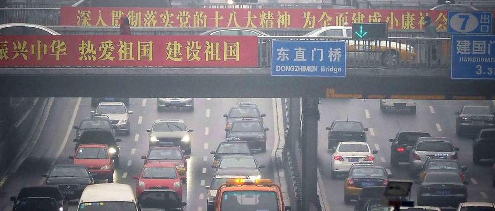 In Peking ist die Luft permanent hoch belastet.