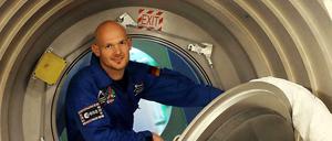 Trainiert für seinen Einsatz. Der deutsche Astronaut Alexander Gerst.