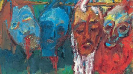 Das Unheimliche in grellen Farben. Noldes „Trophäen der Wilden“, 1914. 